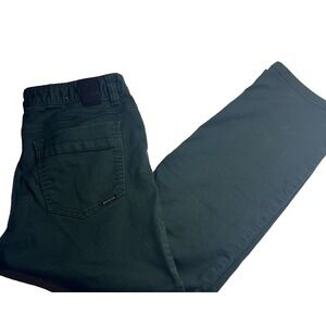Prana Green Jeans Men 36x29.5 Slim Fit Pants Preppy Chino Work‎ Gorp Casual